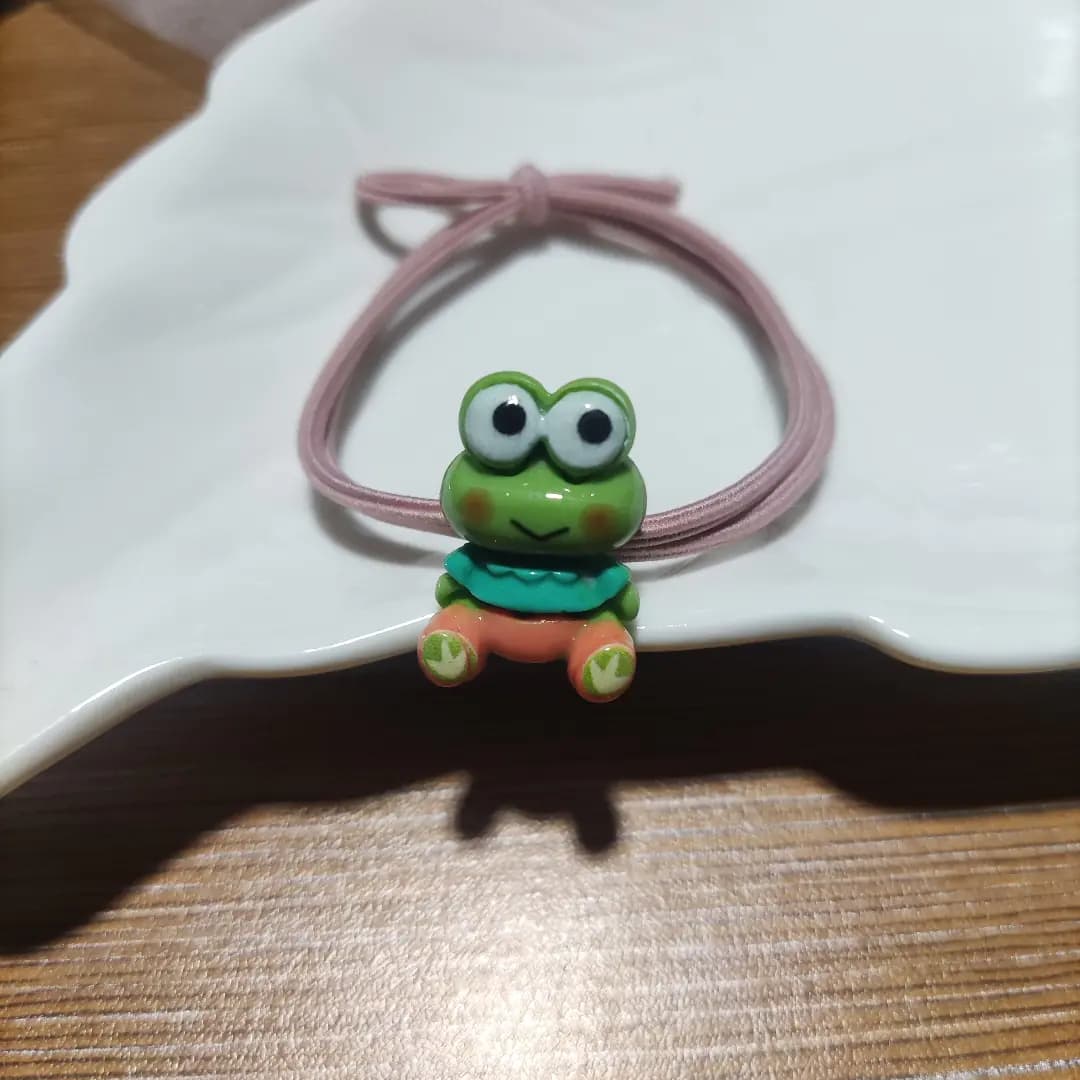 Cartoon Frog Hair Tie - Simple Hair Accessories