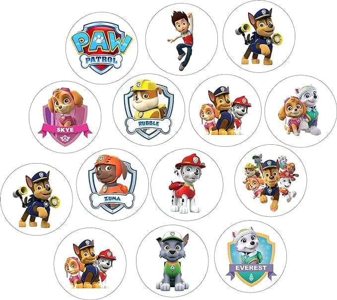 Roll Stickers for Kids 48 Pieces Round