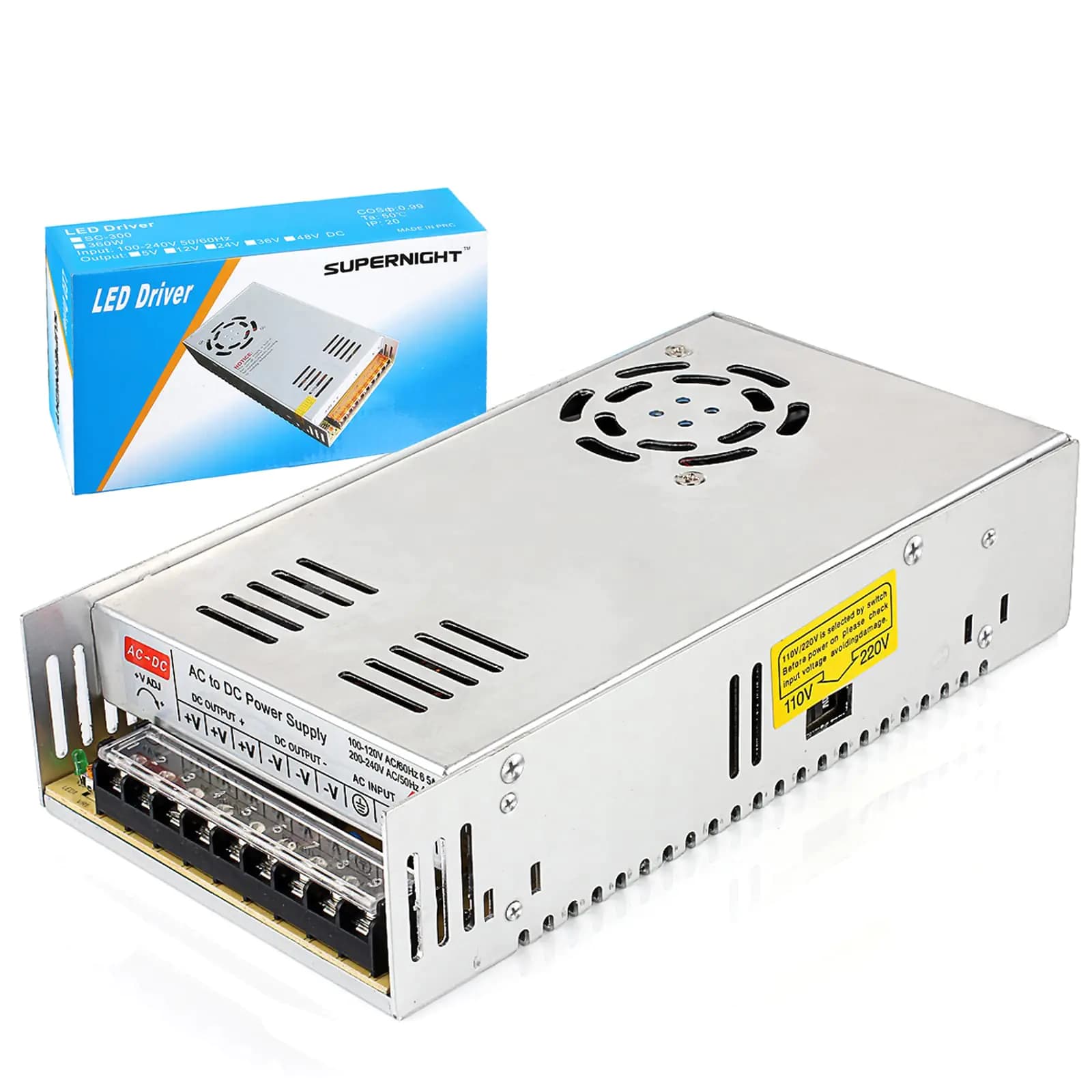 12V 30A 360W Regulated Switching Power Supply