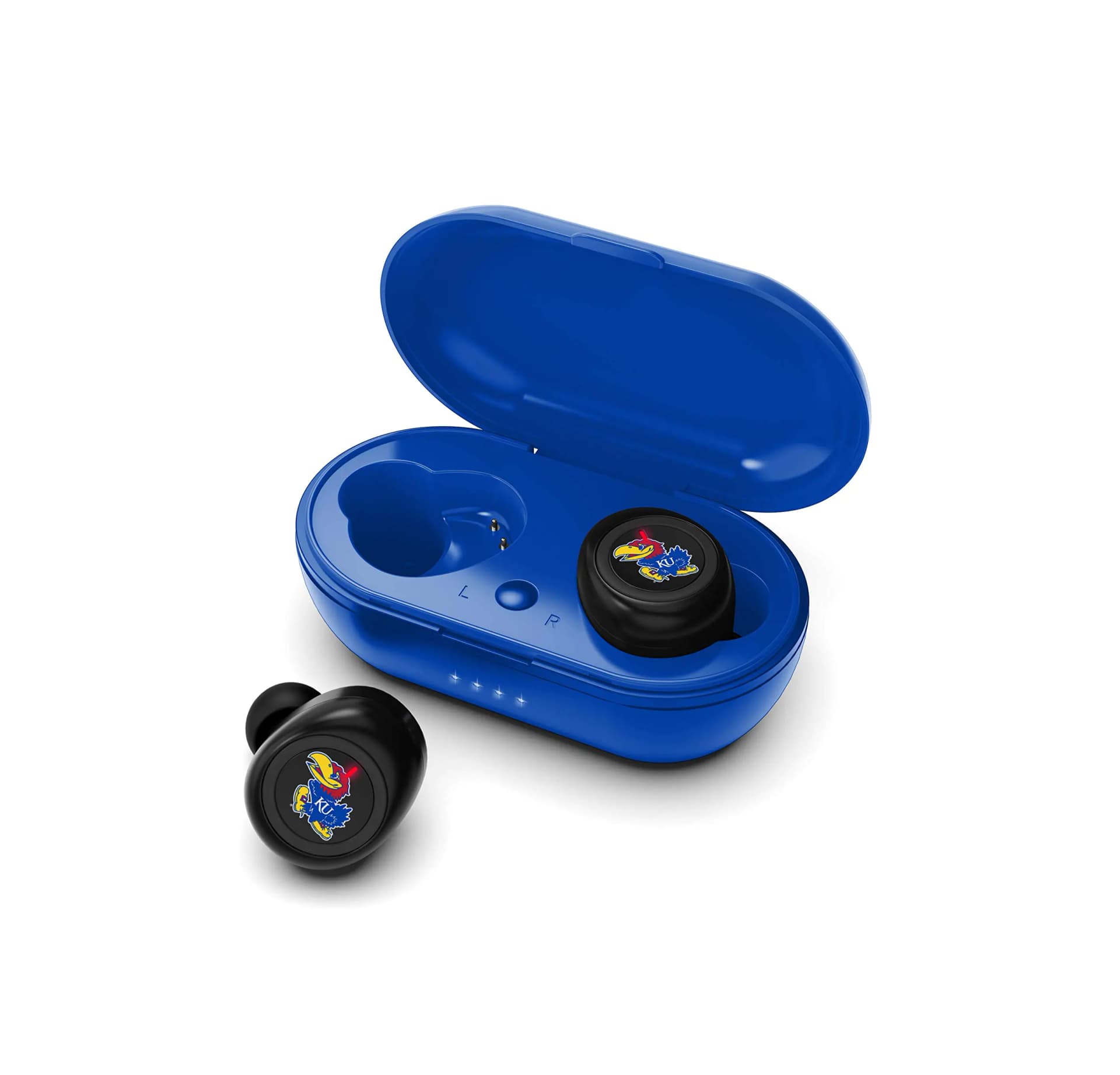 NCAA Kansas Jayhawks True Wireless Earbuds Team Color