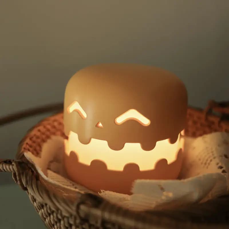 Pumpkin Lamp Halloween Bedside Ambience Light
