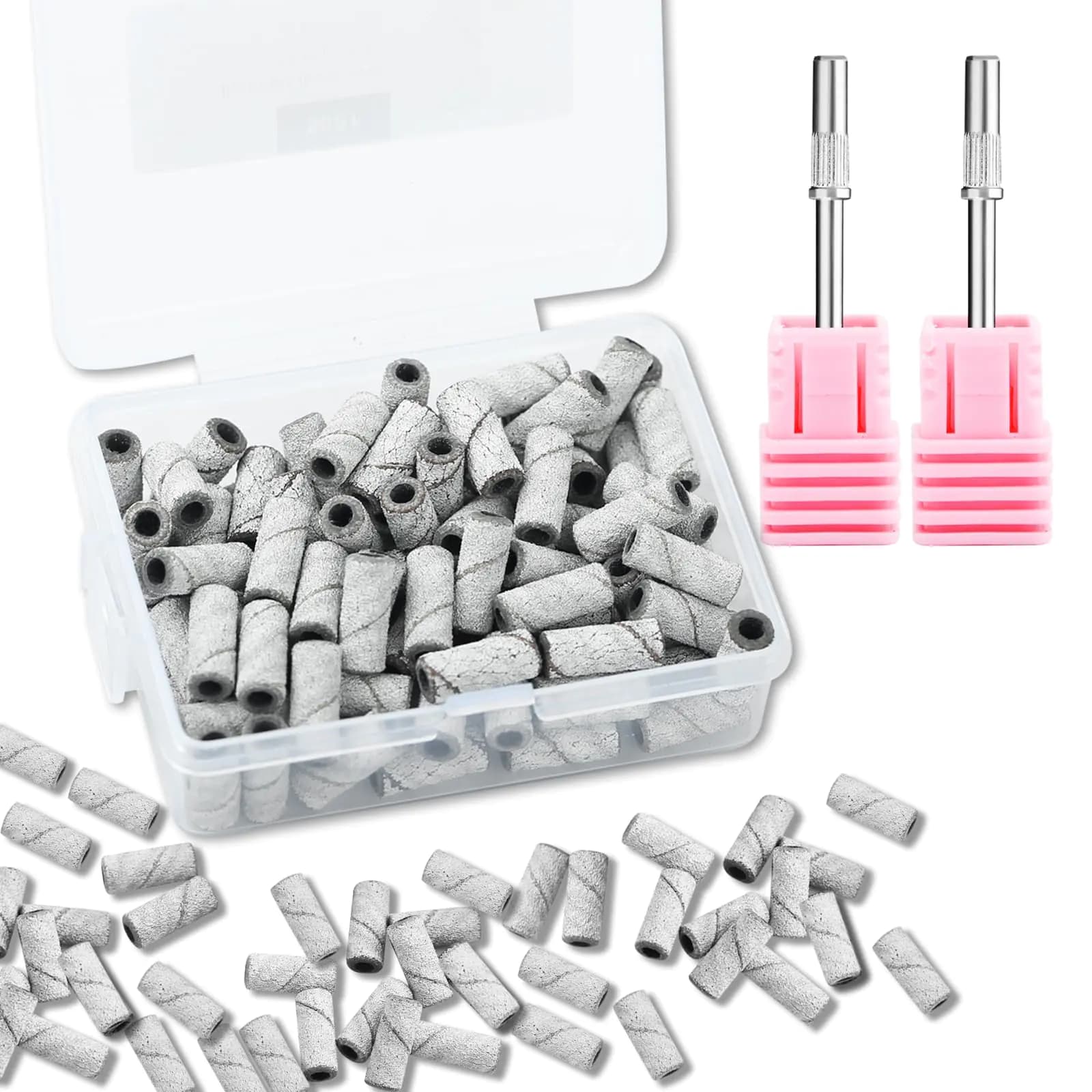C12rtive 3mm Nail Sanding Bands Mandrel1PCS Nail Drill Mandrel for 3MM Sanding Bands;Manicure Pedicures Drill BitBeauty and Personal Care