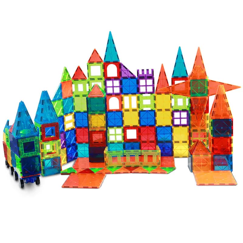 Magnetic Color Window Tiles Set for Kids' Toys