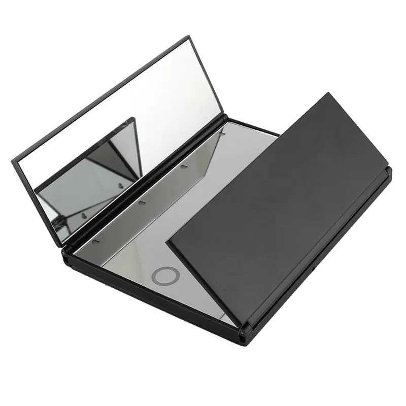 Tri-Fold Makeup Mirror with 16 LED Lights