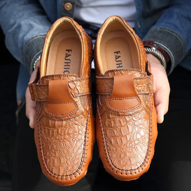 Octopus Shoes, Doudou Shoes, Leather Driving Shoes