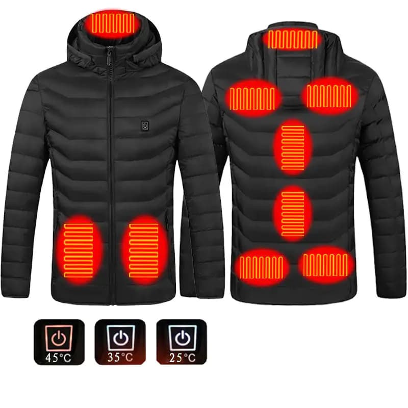 Heated USB Electric Jacket Thermal Winter Coat