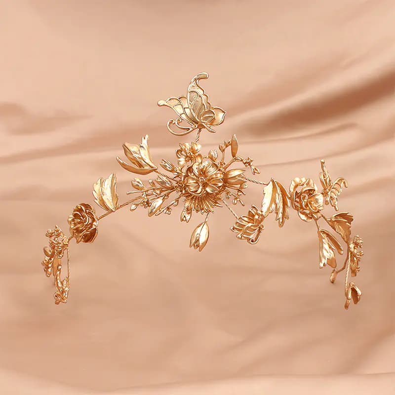 Antique Crown Headband Hair Accessories