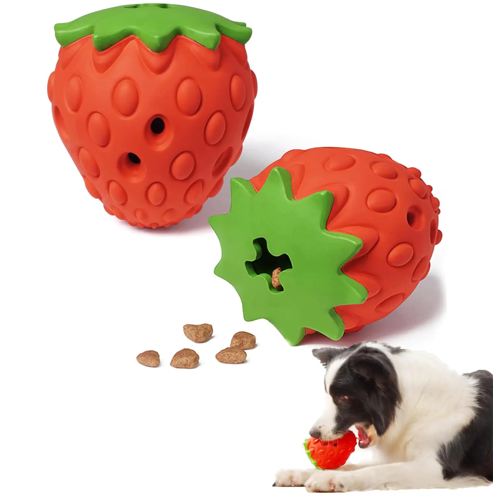 Strawberry Interactive Puzzle Toy for Dogs