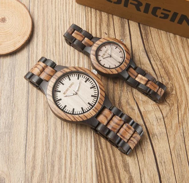 Wooden Couple Watches - Matching Set