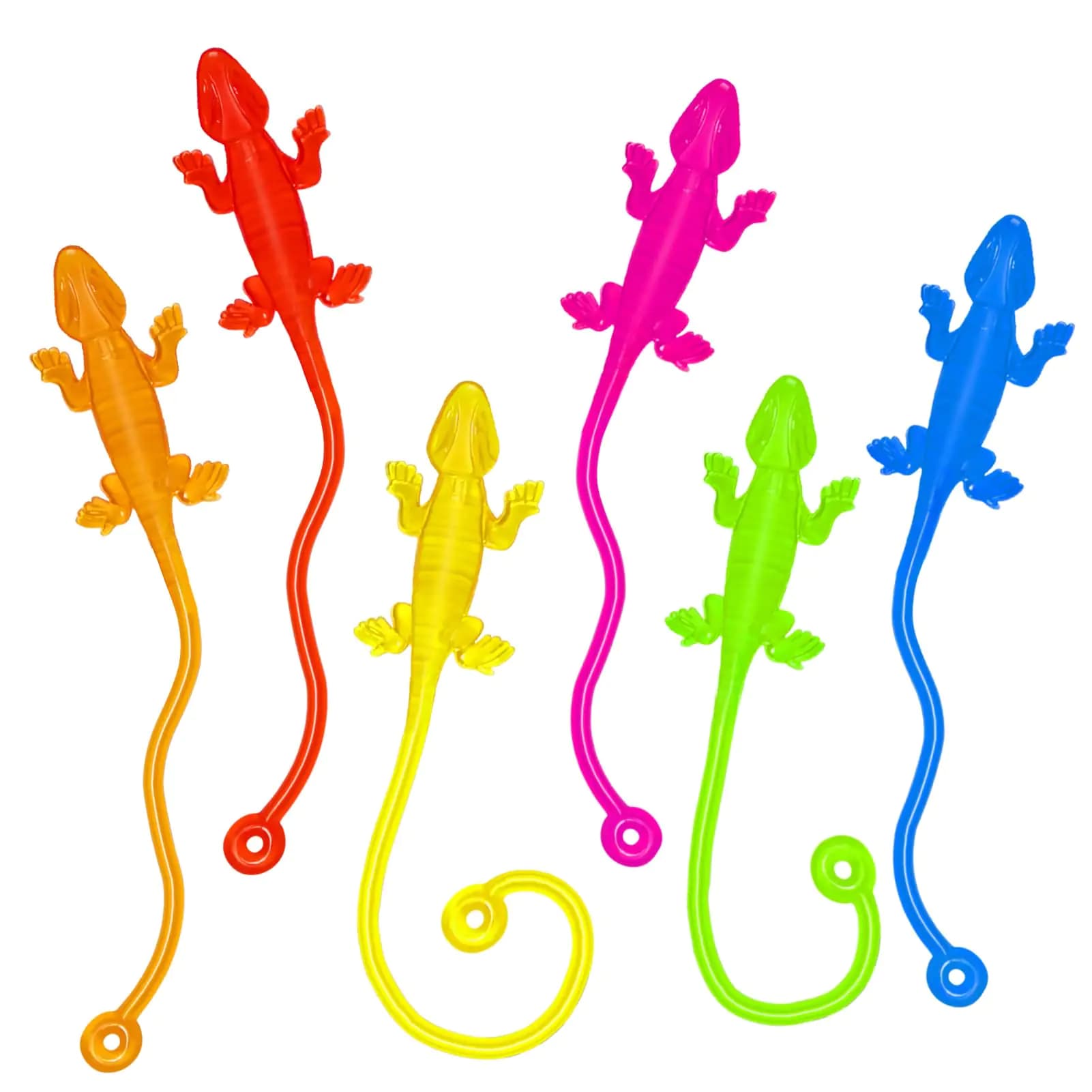 Sticky Hands Lizard Shape Fidget Toys 18pc