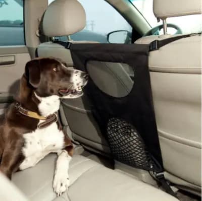 Pet Car Accessories - Rear Seat Pet Barrier for Dogs
