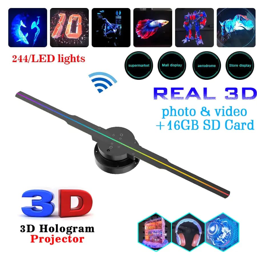 Holographic LED Luminous Sign Projector