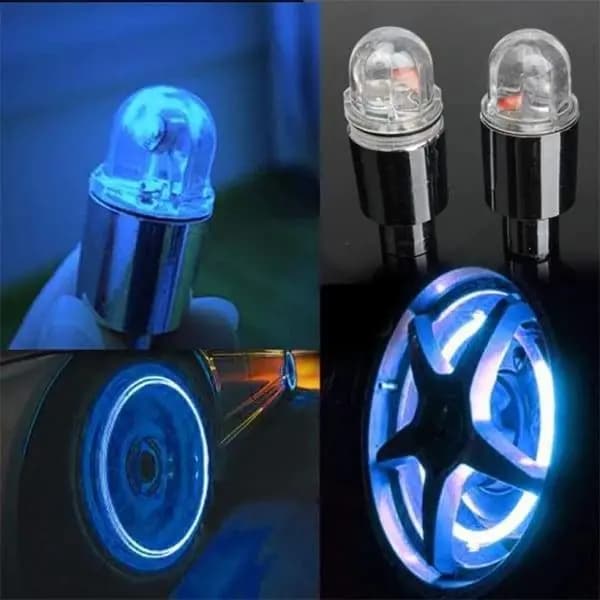Bicycle Valve LED Lights with Colorful Effects