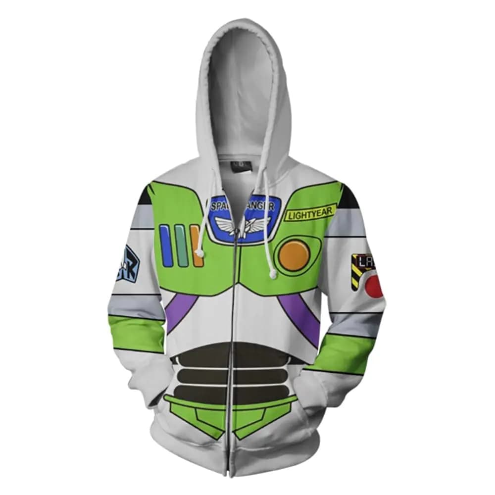 Eclaty Adult Costume Hoodie Cosplay Sweatshirt Jacket Pullover Halloween Costume (Style 1 S)
