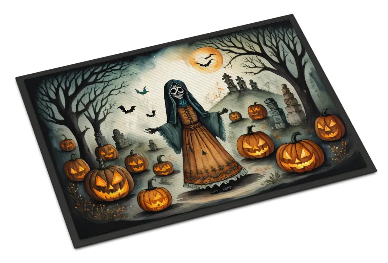 La Llorona Skeleton Spooky Halloween Doormat