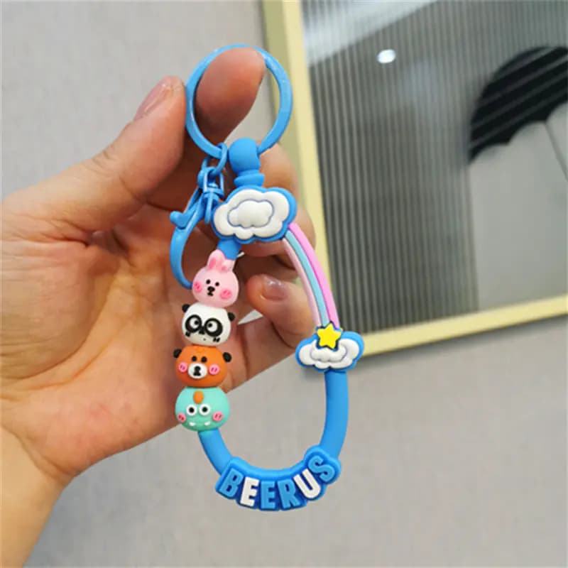 Colorful Pearl Keychain and Phone Strap Accessories