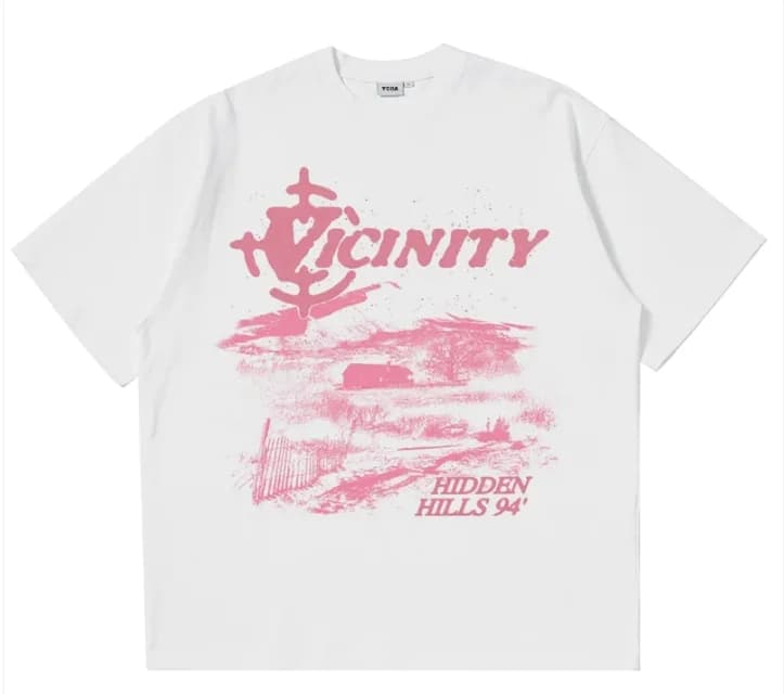 Men's Oversized Cotton Vintage Graphic T-Shirt