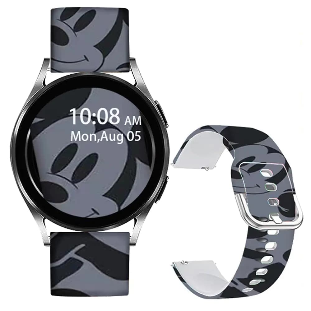 Cartoon Mickey Mouse Silicone Watch Band