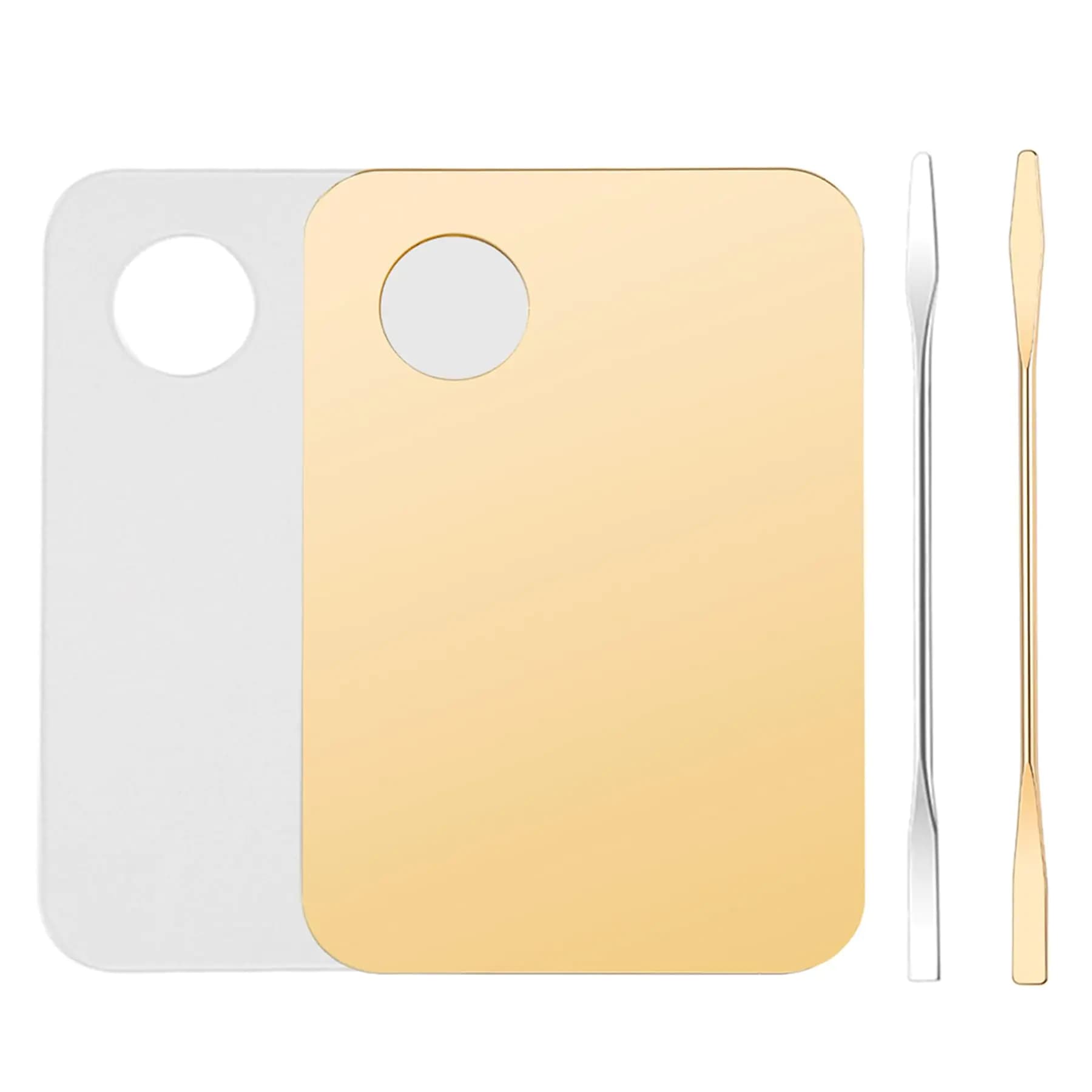 Makeup Mixing Palette with Spatula Gold