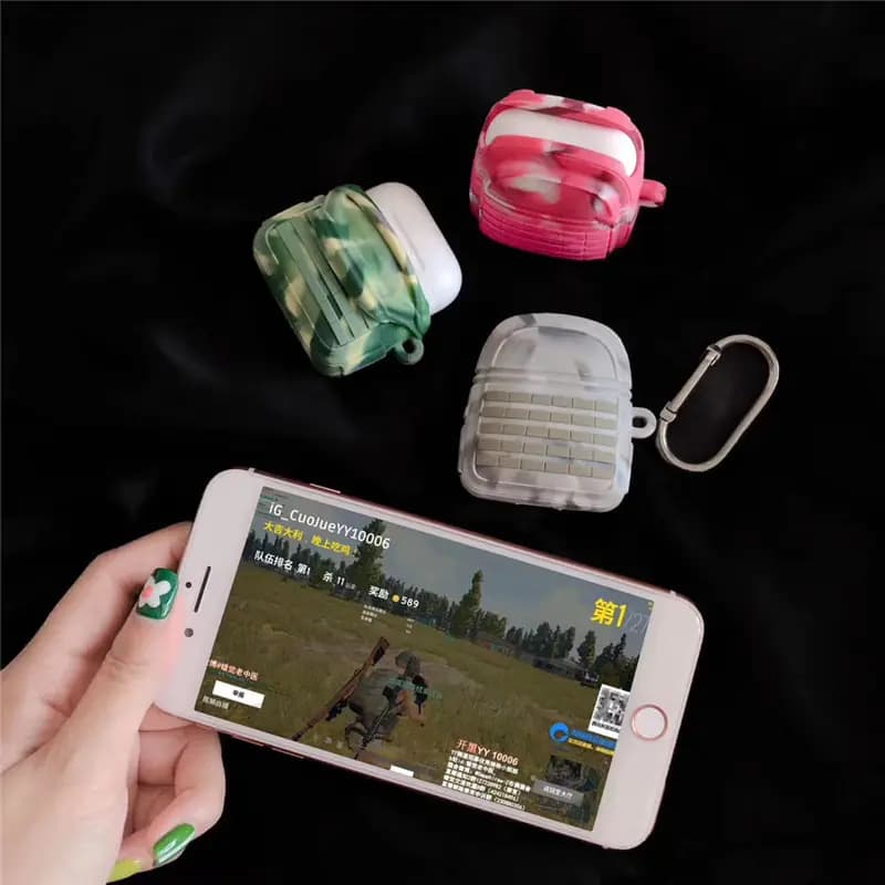 Creative Silicone Case for AirPods 2 Wireless Earbuds