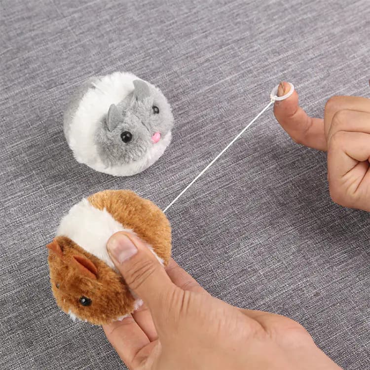 Vibrating Plush Mouse Cat Toy - Interactive Pet Supplies