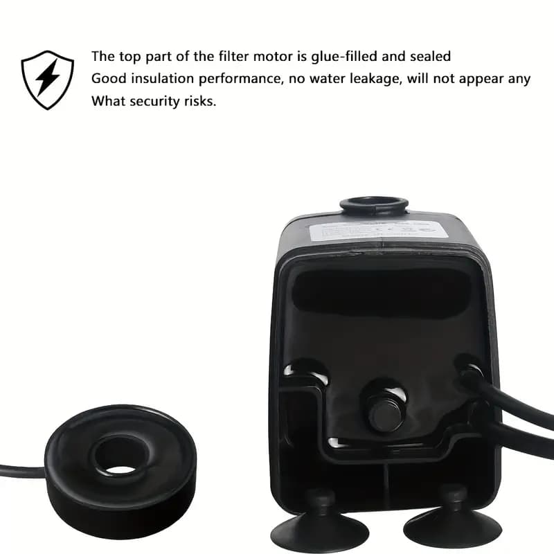Pond Fountain Pump SM-068 with 12 LED Lights & Nozzles
