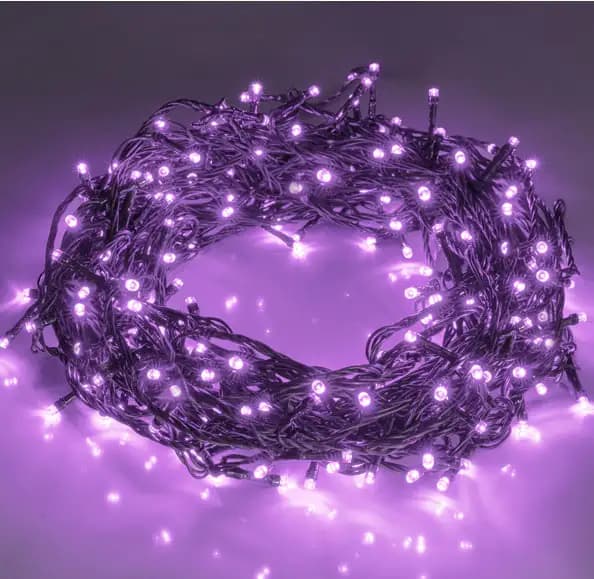 Halloween Purple LED Fairy String Lights 200 Count