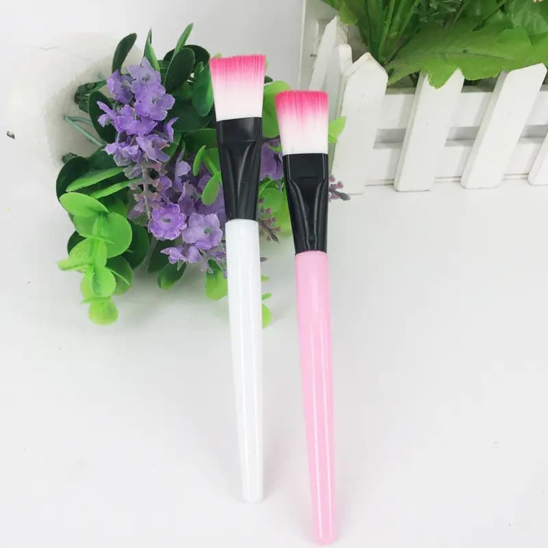 Face Mask Tools - White Handle Makeup Brushes
