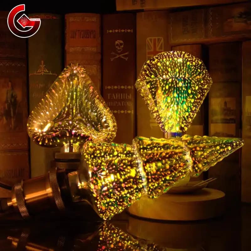 3D LED Edison Bulb E27 Vintage Star