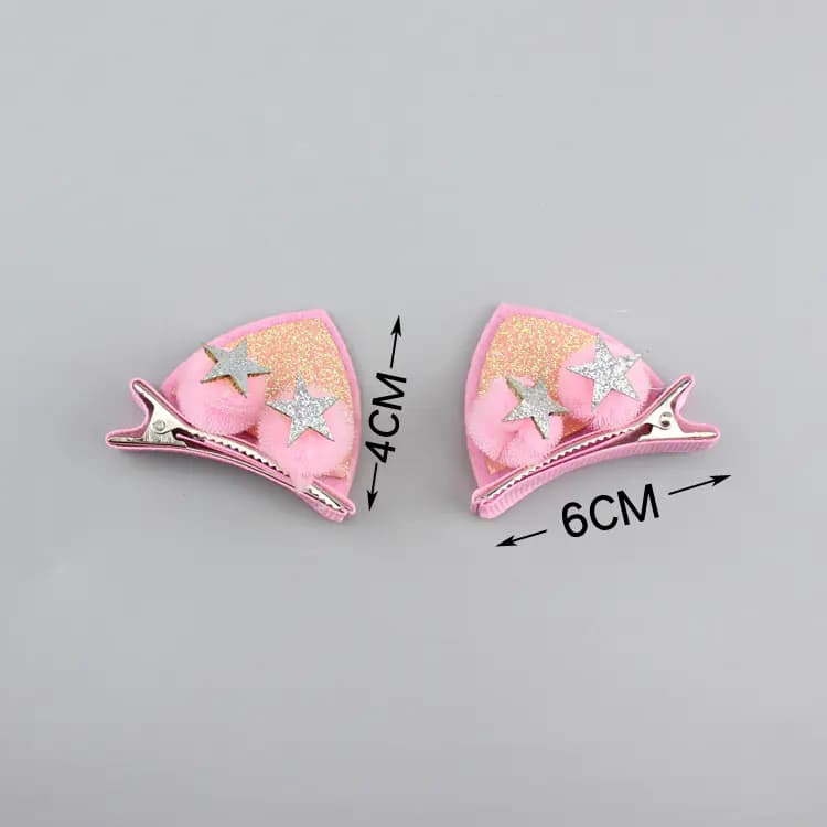 Cute Cat Ear Hair Clips for Kids - Hair Accessories