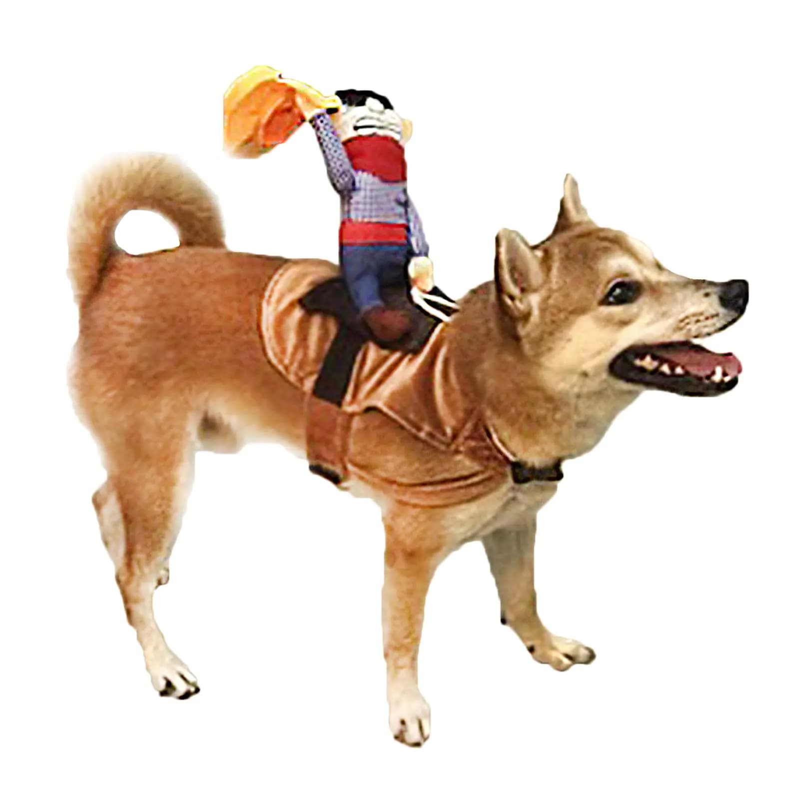 Pet Cowboy Rider Horse Costume Medium