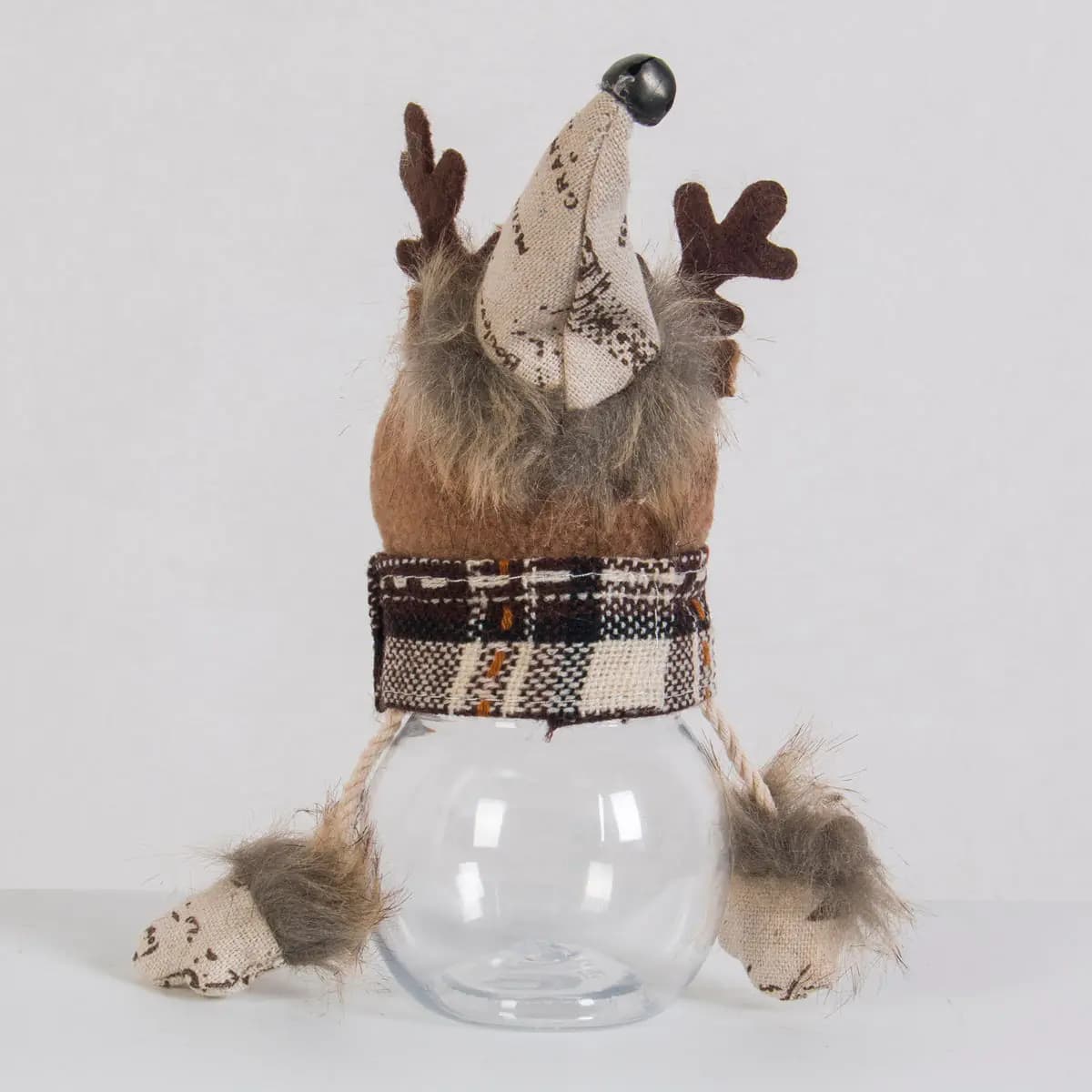 Christmas Decorations: Candy Jar, Santa, Snowman, Reindeer