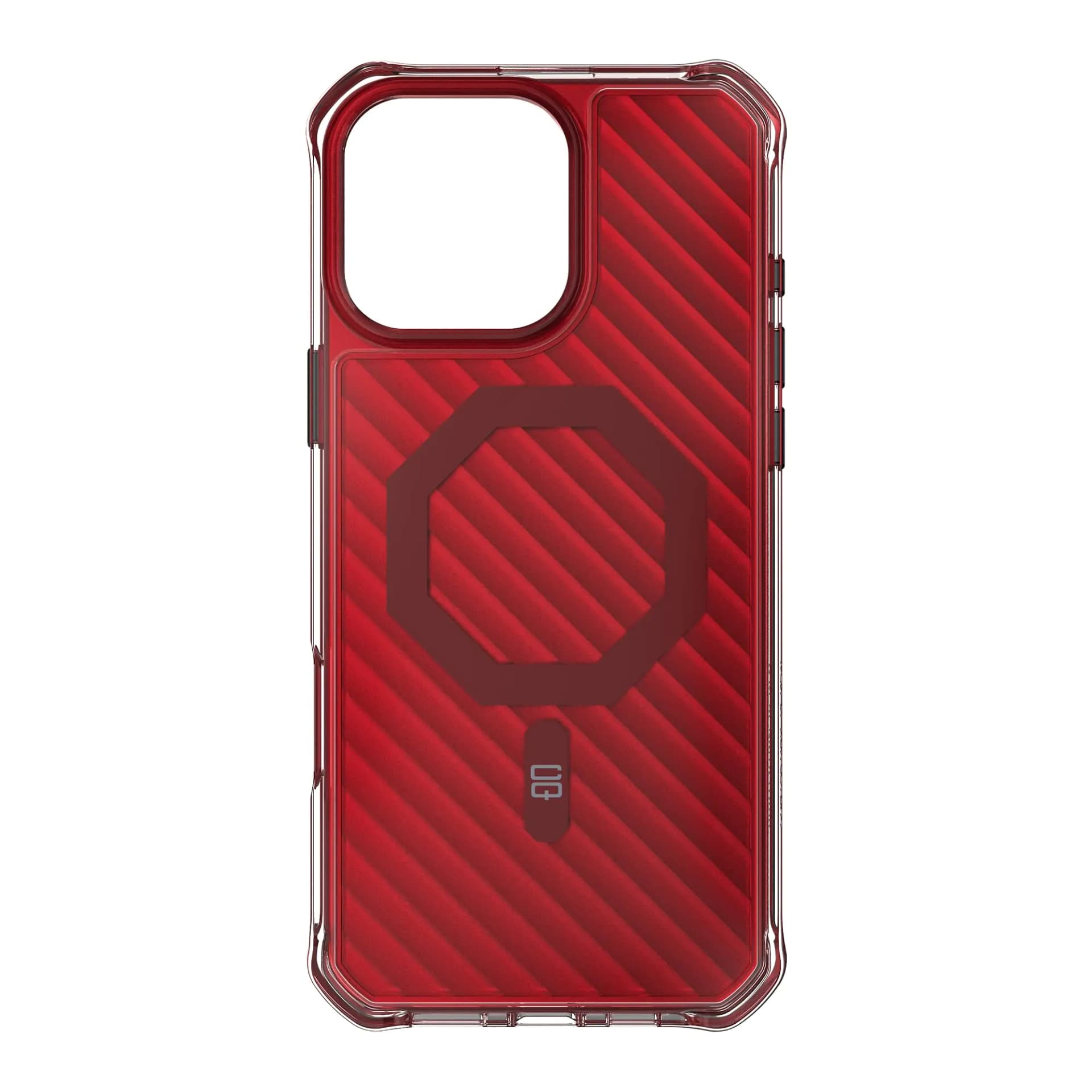 CQ x Carson & Quinn Crossways Prismatic Magnetic Case Cell Phone Accessories with Drop Protection for Apple iPhone (Red Brick iPhone 16 Pro Max)