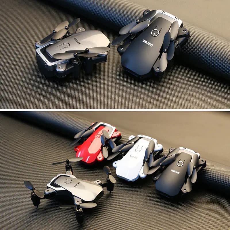 Mini Foldable Drone with HD Camera and LED Lights