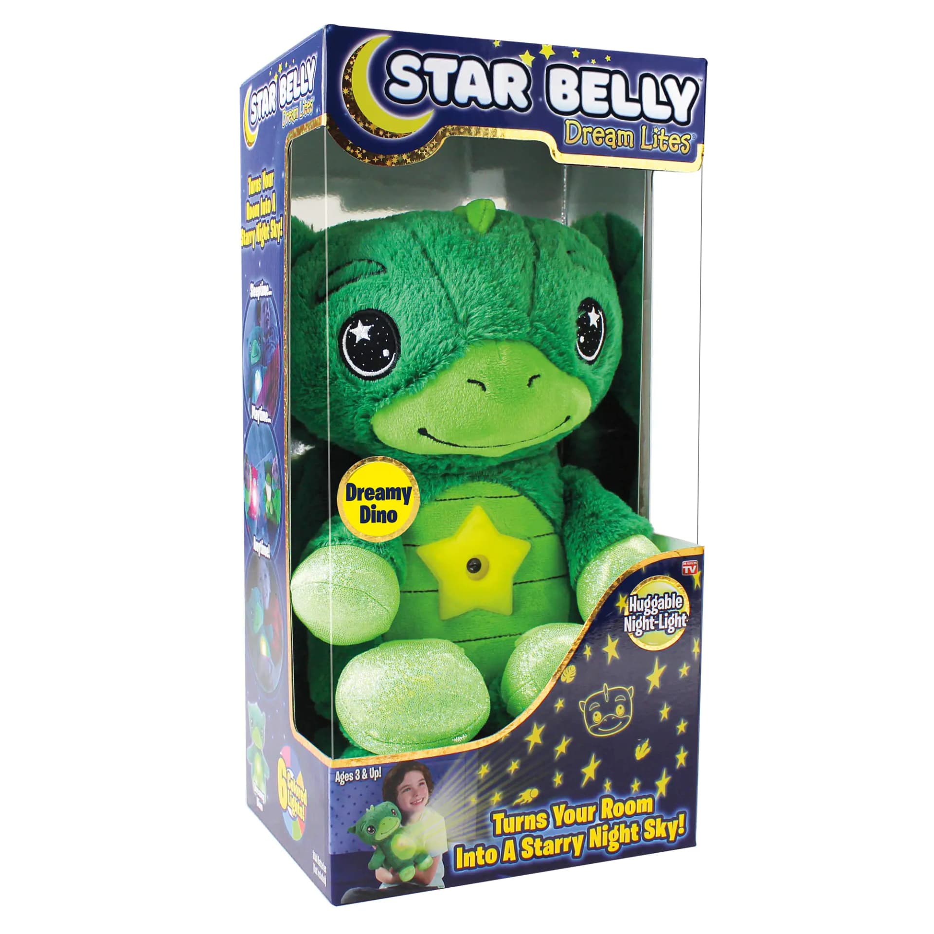Star Belly Dream Lites Green Dinosaur Night Light