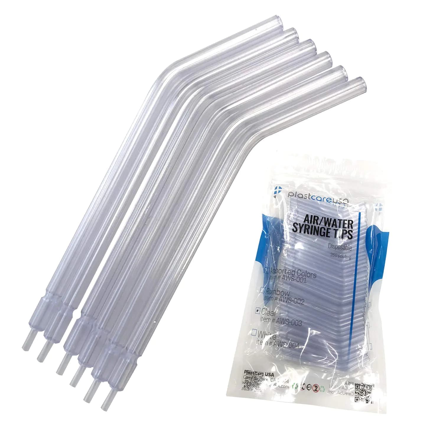 Disposable Oral Water Syringe Tips Dental Irrigator Nozzles