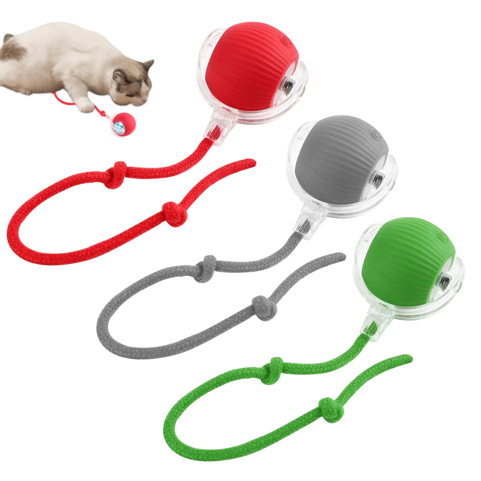 Interactive Rolling Ball Cat Dog Toy
