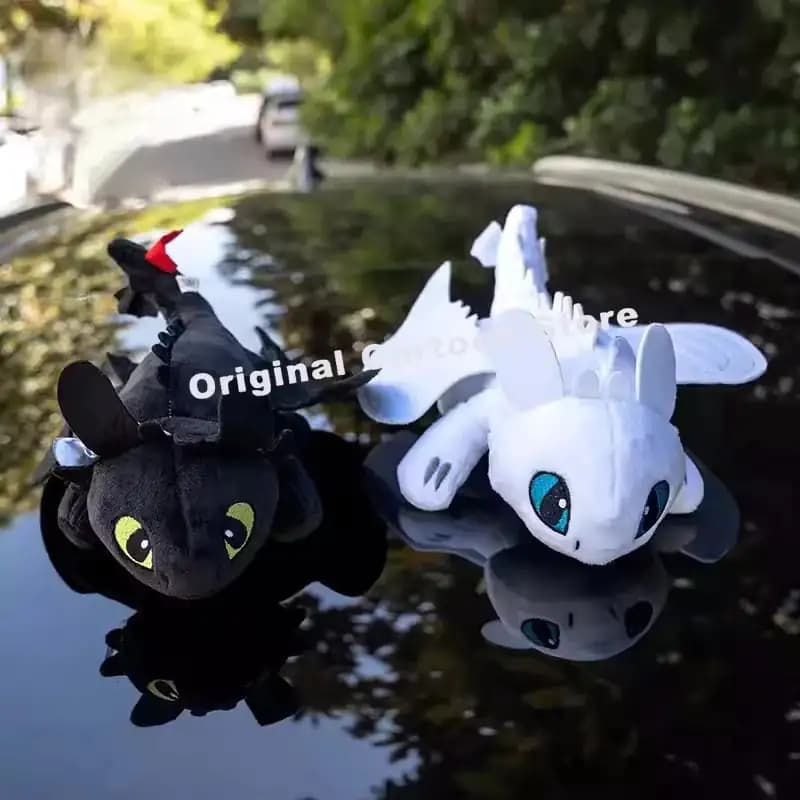 Car Roof Teeth Flying Dragon Plush Toy