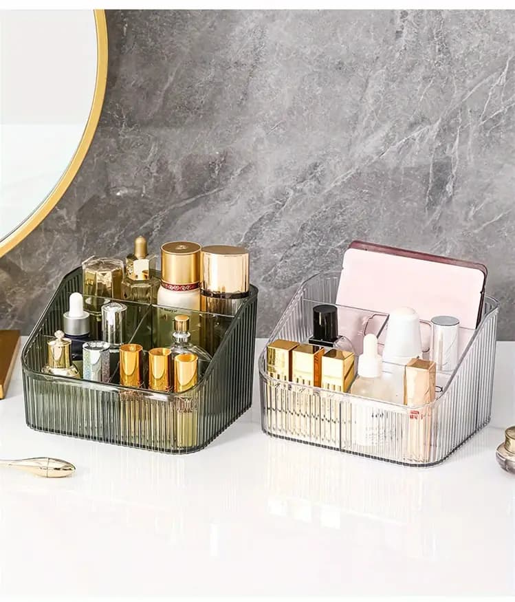 Desktop Makeup Organizer and Skincare Display Case
