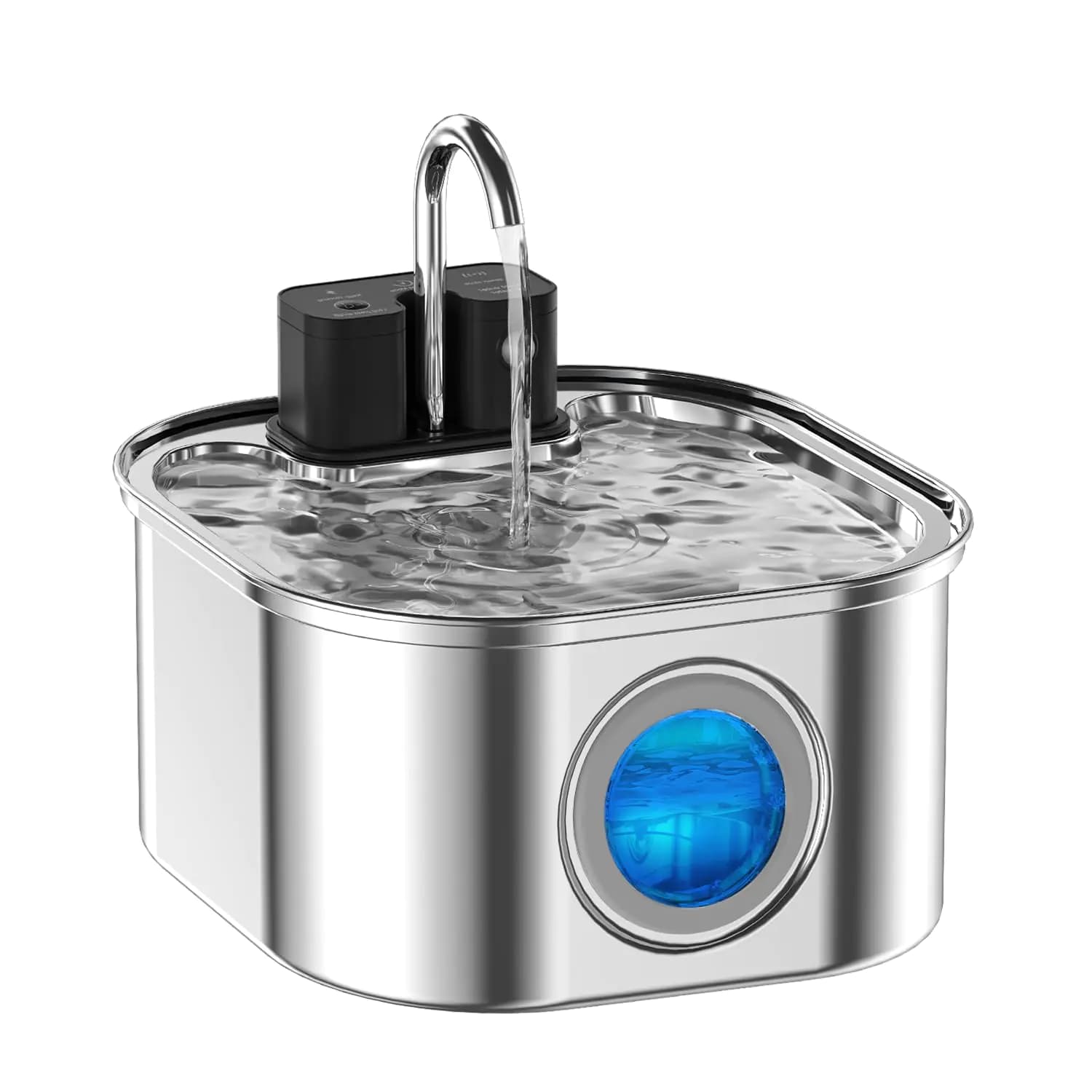 Wireless Stainless Steel Cat Water Fountain 3.2L