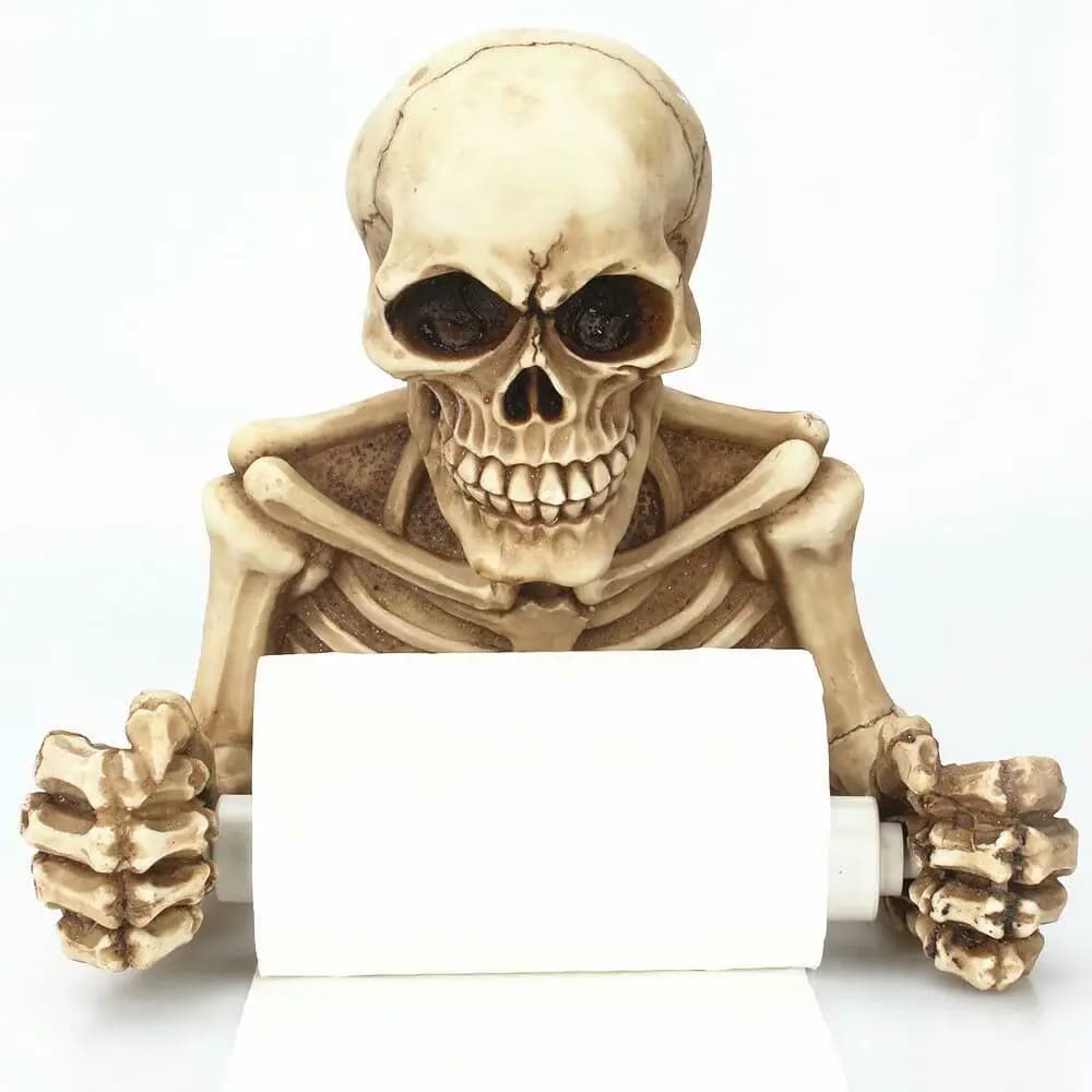 Creative Skull Tissue Holder - Vintage Home Decor