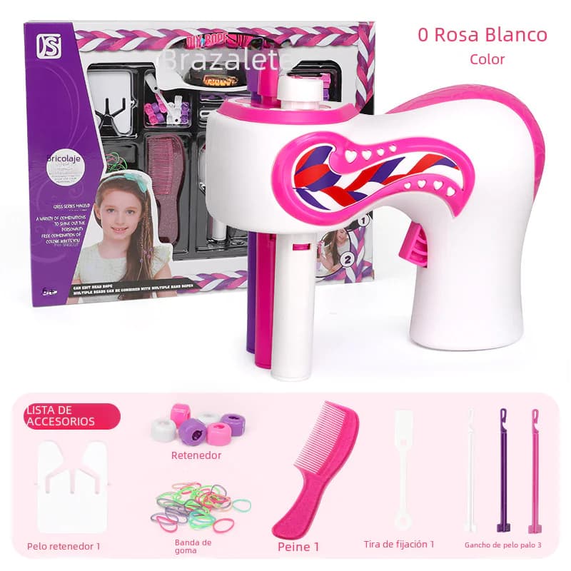 Automatic Three-Strand Hair Braider for Kids Toys