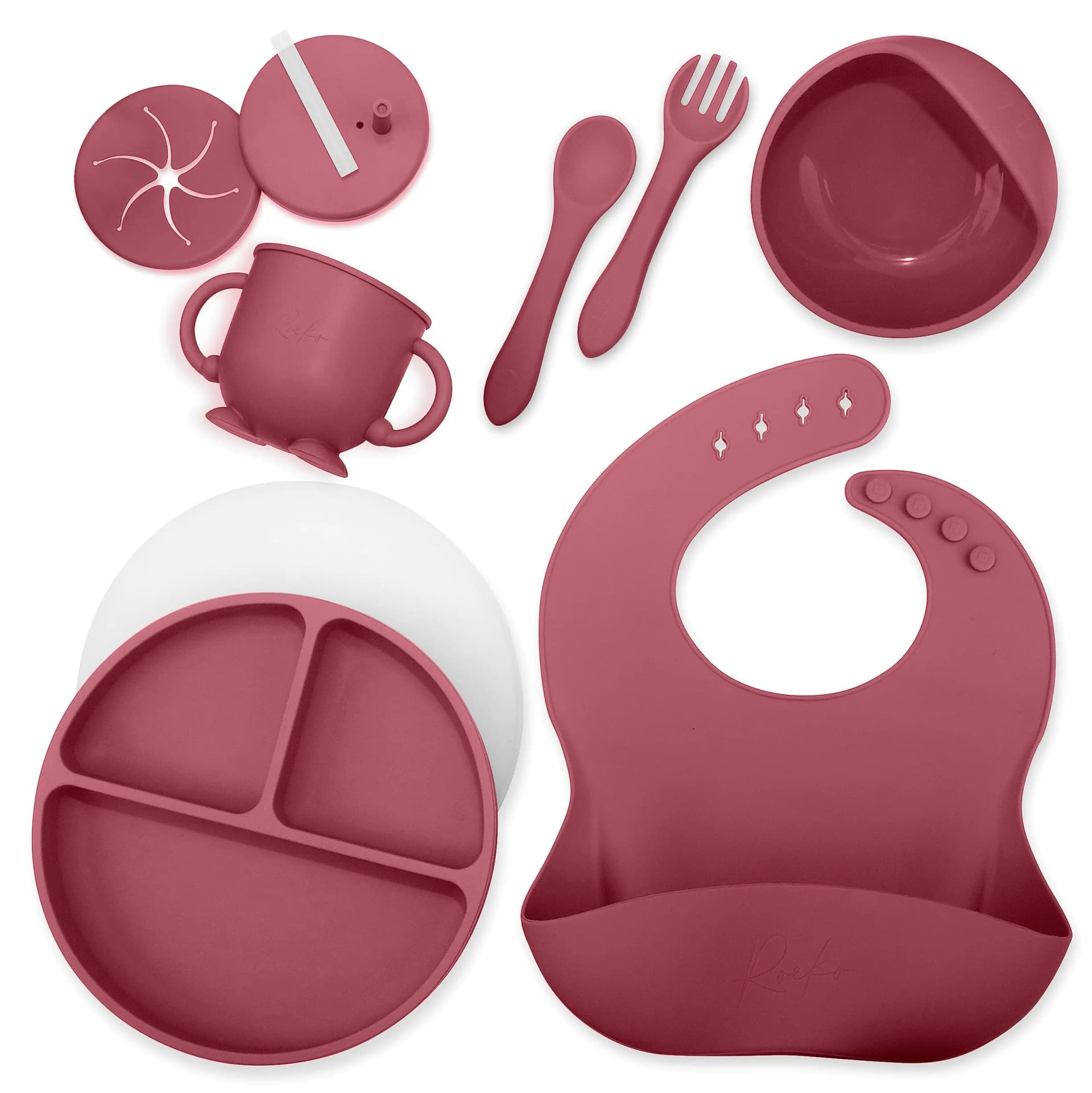 Silicone Baby Feeding Set With Suction Bowls
