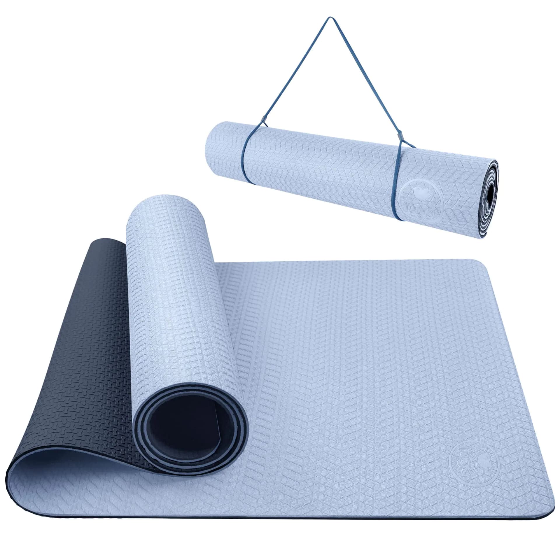 Eco-Friendly Non-Slip Yoga Mat, 72" x 24" x 6mm