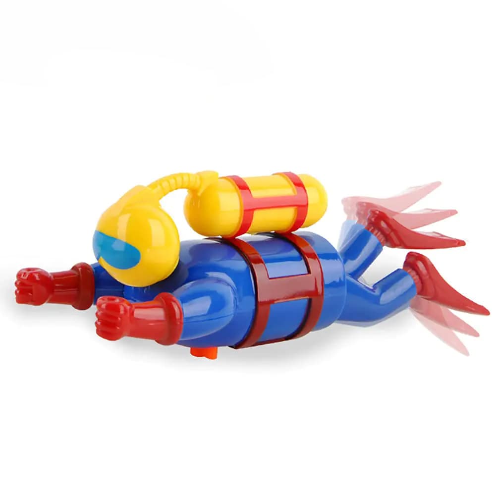 Wind-Up Diver Bath Toy for Kids