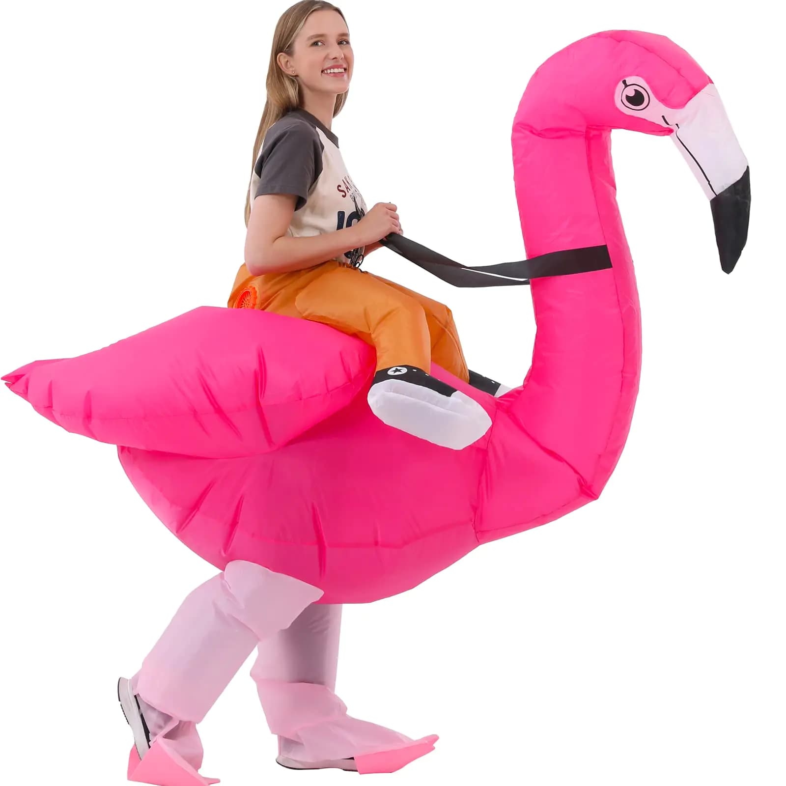 Flamingo Inflatable Costume Adult
