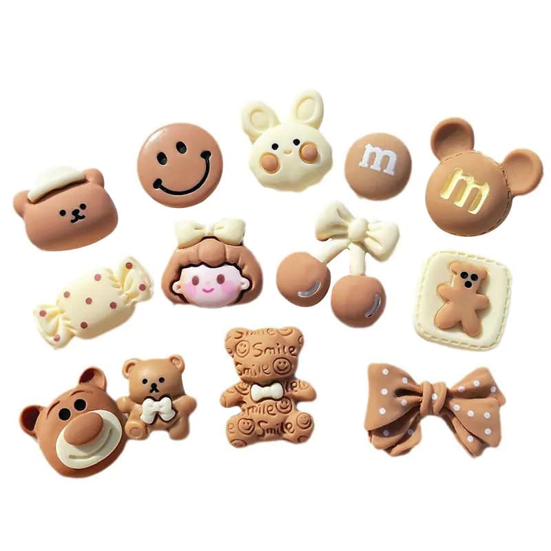 Cute Resin Accessories for DIY Phone Cases (Materials)