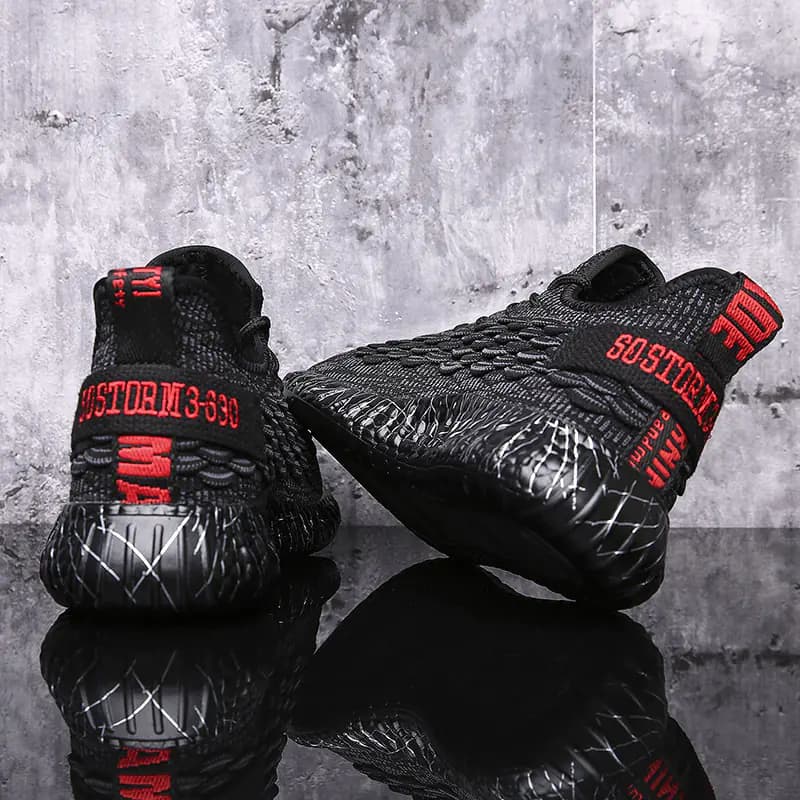 Sports Shoes, Black Sneakers, Running Shoes