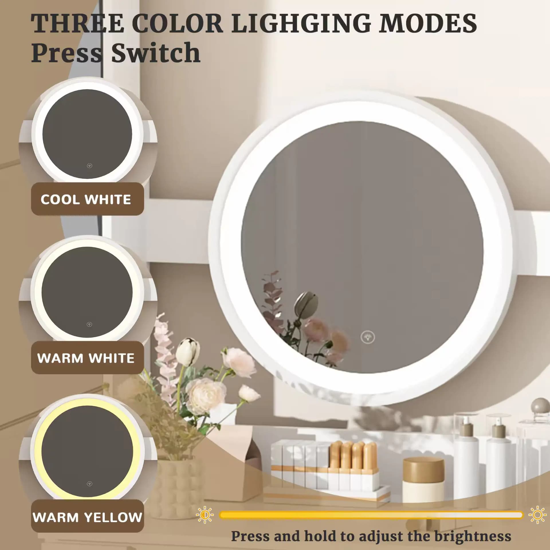 Modern Minimalist Bedroom Dressing Table