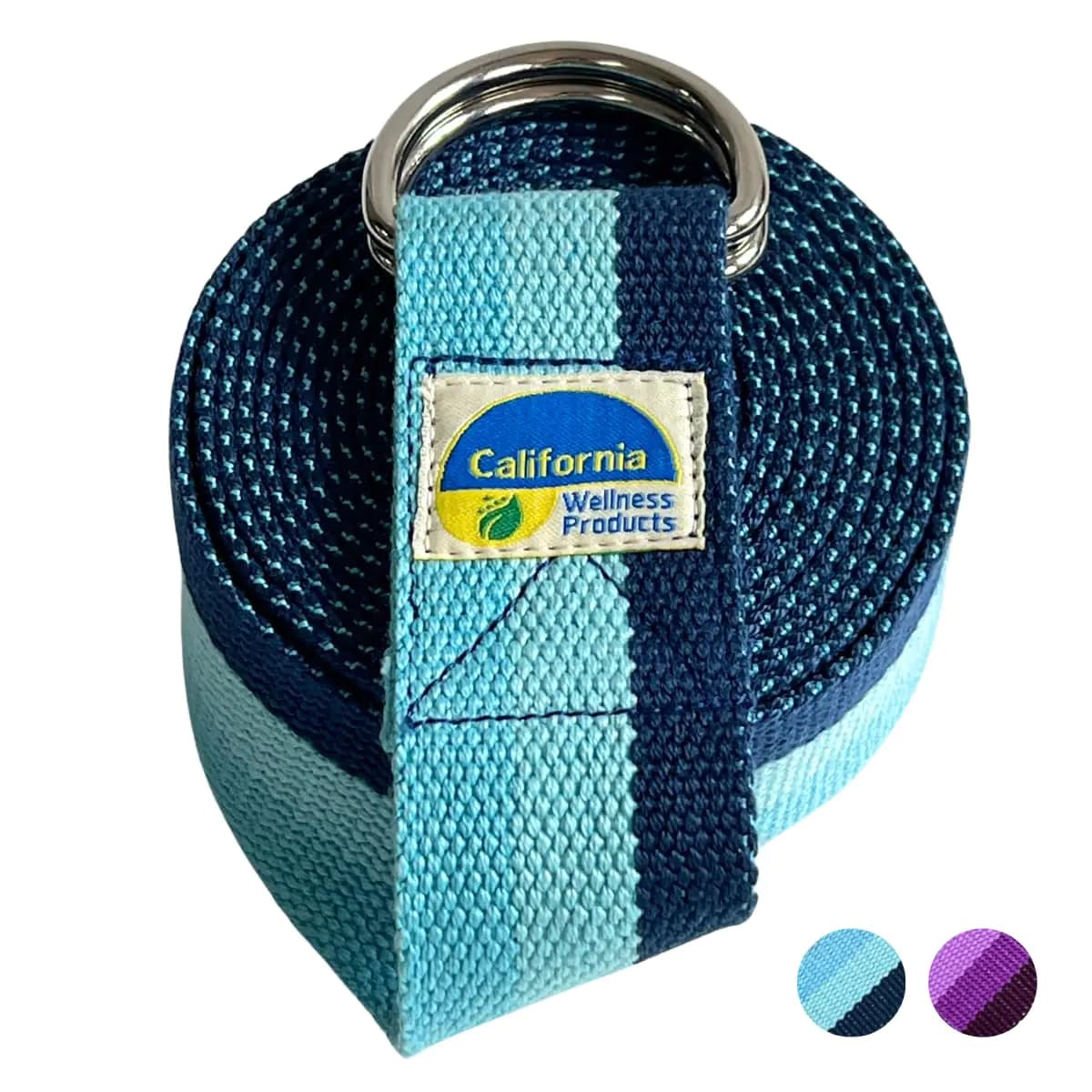 Yoga Strap With Adjustable D-Ring Buckle